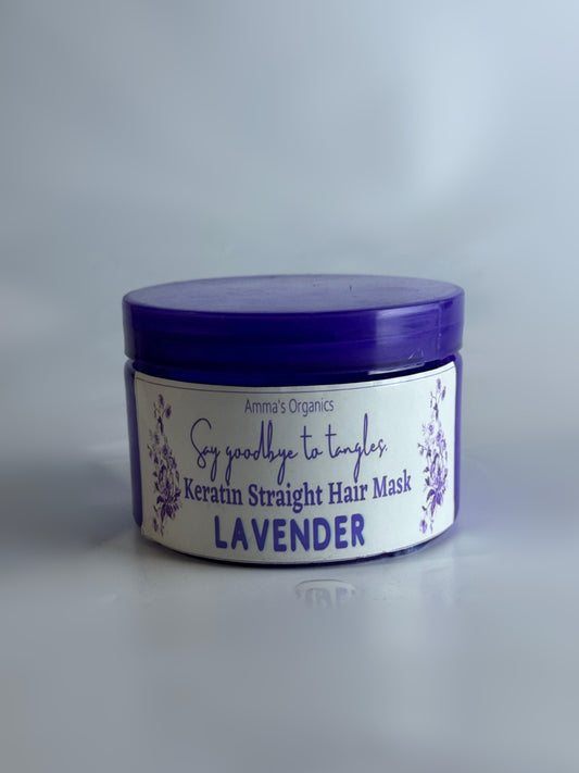 Lavender Keratin Straight Hair Mask